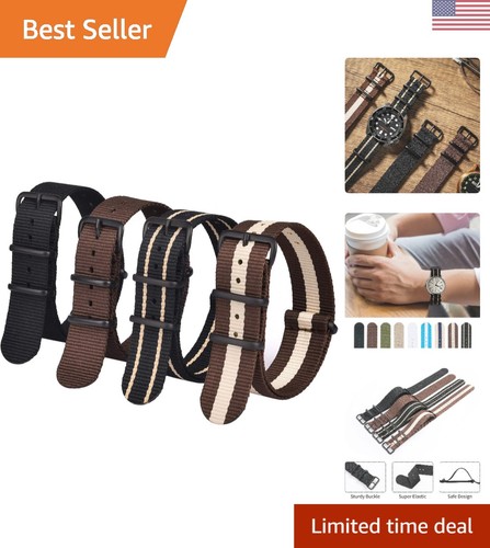 Durable adjustable nylon watch - nylon,