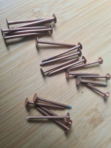 Copper clout nails roofing - copper,