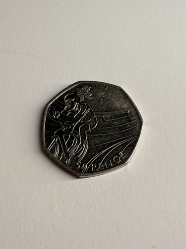 Olympic 50p cycling fifty - olympic,