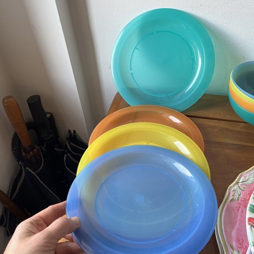 Vintage colourful plastic - vintage,