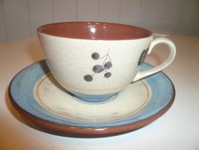 rare Poole pottery cup/saucer
