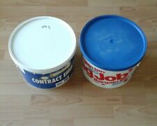 TWO Large 10 Ltr Tub Planters RECYCLE Garden Storage Container Lid Tray Plastic