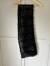 Real Fur Scarf Brown Mink
