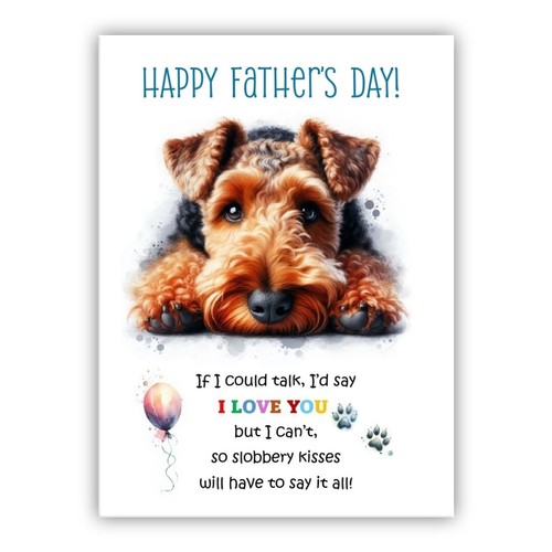 Father day welsh terrier - day,