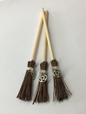 Hand crafted besom broom with - hand,