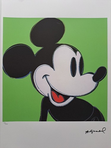 Andy warhol signed lithograph - andy,