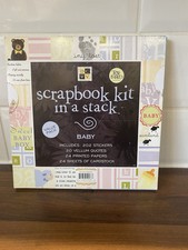 DCWV Baby Scrapbook Kit In A Stack 8X8