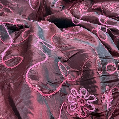 Ribbon floral taffeta - ribbon, fabric
