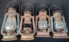 4 x Vintage Tilly Lamps - Perfect for Display Items / TV / Theatre etc.