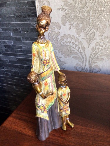African mother with - with, children