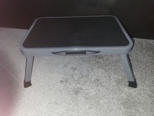 Single Folding Caravan Step Steel Rubber Non Slip Tread Van Motorhome Home Aid