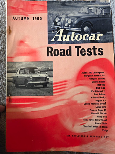 Autocar road tests - tests, magazine