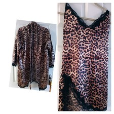 Leopard Print Dressing Gown &