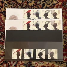 2001 ROYAL MAIL FABULOUS HATS MINT DECIMAL STAMPS + 2 First Day Covers