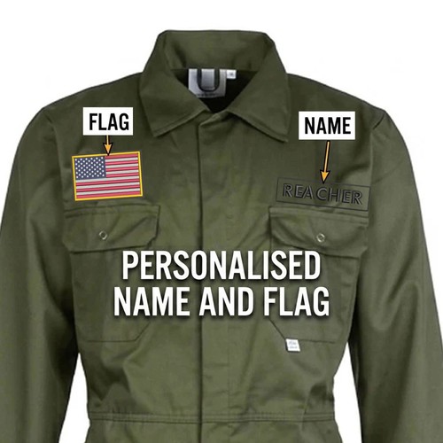 Personalised embroidered army - embroidered,