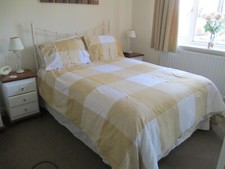 Duvet Cover Set With Pillow Cases King Size Reversible Gingham Check Quilt Cover