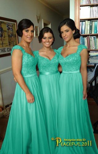 Long chiffon evening wedding - evening,