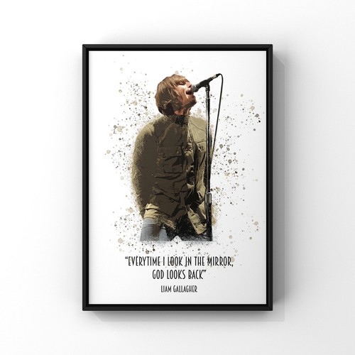 Liam gallagher oasis - gallagher, print