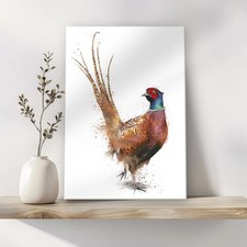 Pheasant Wall Art Canvas Print
