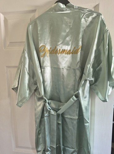 Sage green satin - sage,