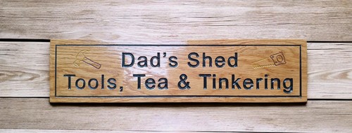 Dad shed engraved - dad,