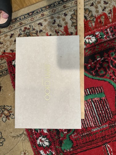Gray jimmy choo empty - empty, box