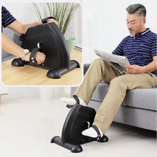 Portable Mini Exercise Bike Pedal Exerciser Arm Leg Cycle Machine Resistance New