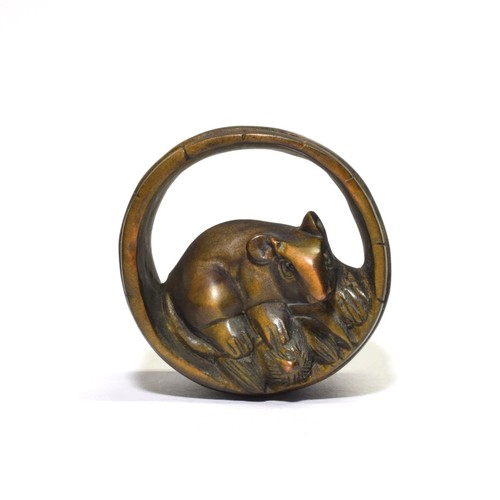 Netsuke mouse japanese boxwood - netsuke,