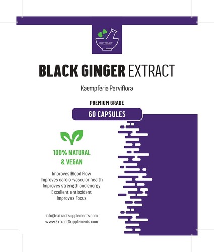 Thai black ginger - black,