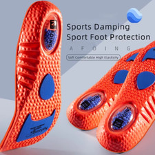 WORK BOOTS ORTHOTIC FOOT ARCH HEEL SUPPORT SHOE INSERTS MASSAGING GEL INSOLES