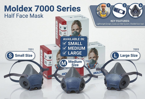 Moldex 7000 half mask reusable - 7000,