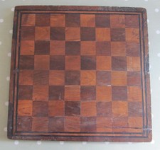 Antique wooden chess board - antique,