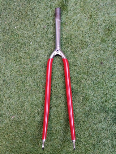 Steel road bike fork - fork, 1"