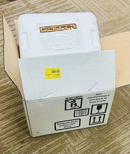 Styrofoam insulated cooler - styrofoam,