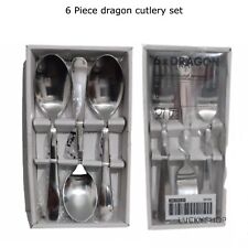 Dragon Stainless Steel Cutlery Set Kitchen Set  Spoon,Fork , 6piece Ikea Set