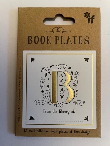 Letter book plates - b,