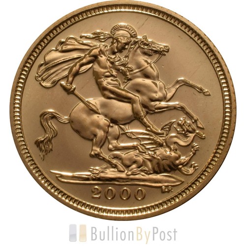 2000 gold half sovereign - 2000,