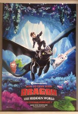 Cinema Poster: HOW TO TRAIN YOUR DRAGON THE HIDDEN WORLD 2019 (One Sheet)