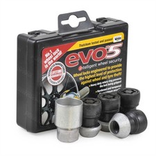 Set of Black Locking Nuts