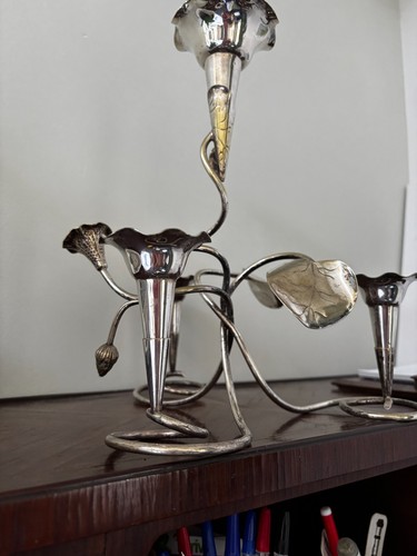 Art nouveau epergne-waterlily