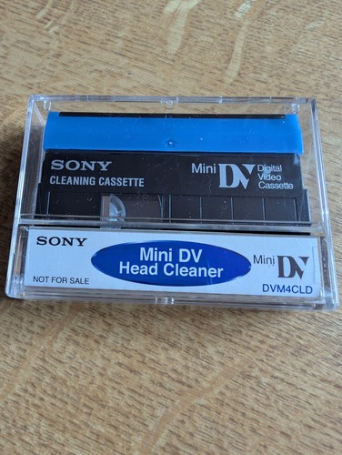 Sony minidv head - sony, cleaning