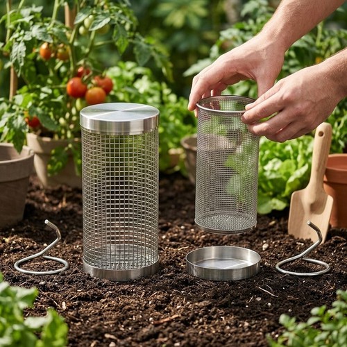 2pc ground worm farm bins - worm,