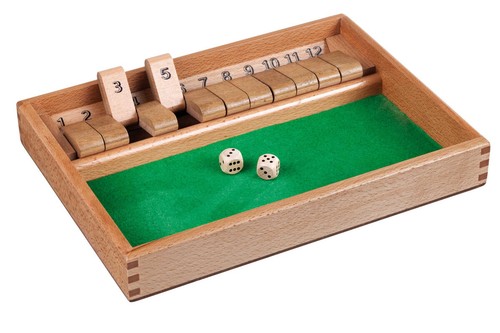 Shut the box - shut,