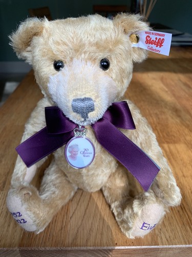 Steiff platinum jubilee bear - steiff,