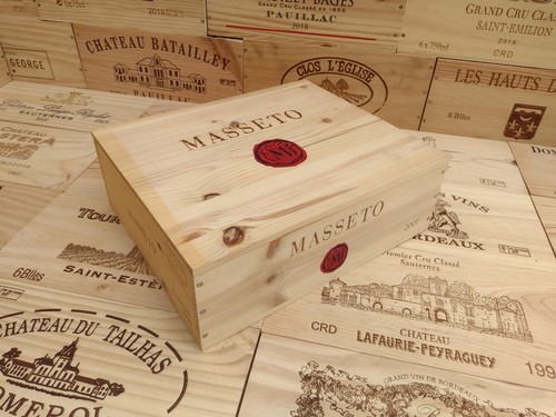 Wooden wine box - wooden,