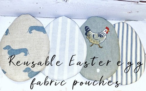 Reusable easter egg fabric - reusable,