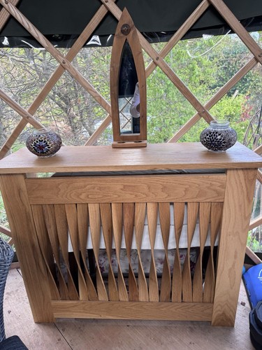 Oak bespoke handmade radiator - oak,