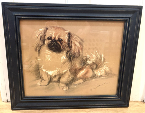 Antique framed lucy dawson - antique,