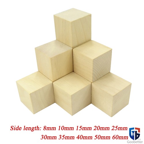 Wood cubes 6mm 60mm - to,
