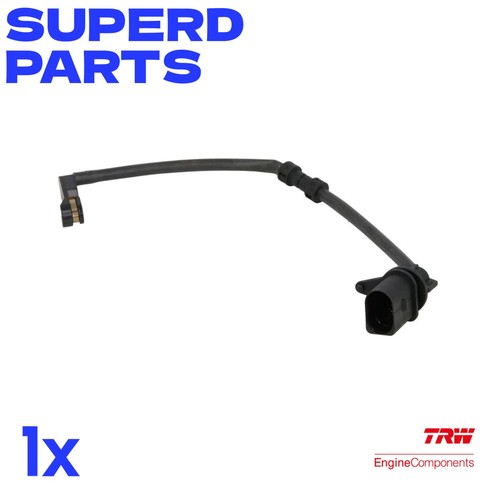 Brake pad wear - pad, rear